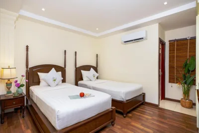 Superior hai giường đơn cửa sổ nội bộ - Miễn phí massage chân 30 phút — Alagon City Hotel & Spa